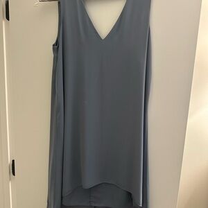 BCBG Elegant Blue Sleeveless Dress